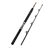 Fiblink 1-Piece/2-Piece Saltwater Offshore Heavy Trolling Rod Big Game...