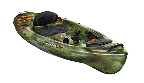 Pelican - Basscreek 100XP Fishing Kayak - Sit-On-Top Kayak - Lightweight...