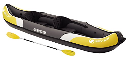 Sevylor Colorado Stable and Comfortable Inflatable Kayak with Paddle Ideal...